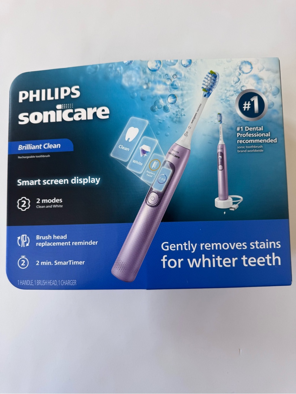 PHILIPS Sonicare Brilliant Clean Rechargeable Toothbrush